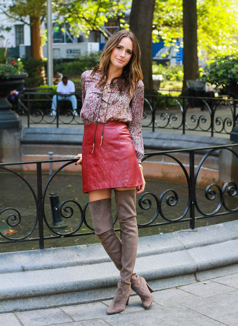 Sexy Fall Trend: Thigh High Boots | Front Roe by Louise Roe