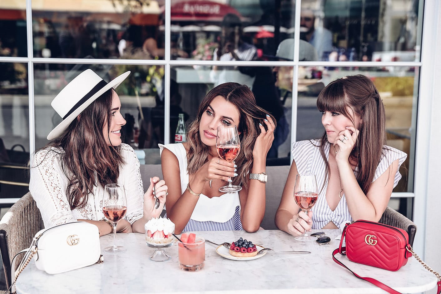 Louise Roe with Annabelle Fleur and Jenny Cipoletti