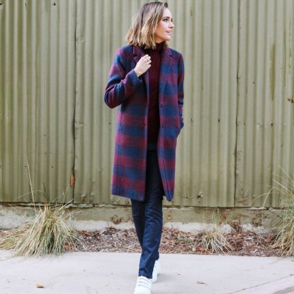 ann taylor plaid jacket