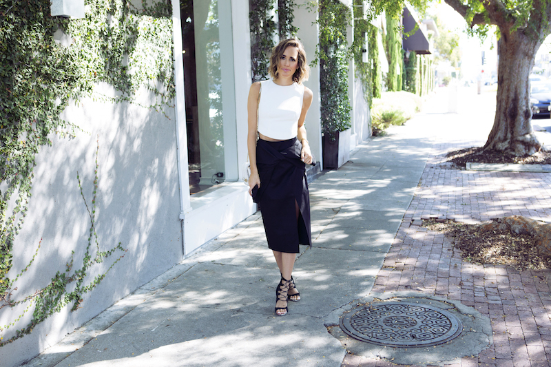 Louise Roe wearing BNKR - How To Style Black and White - Front Roe fashion blog 1