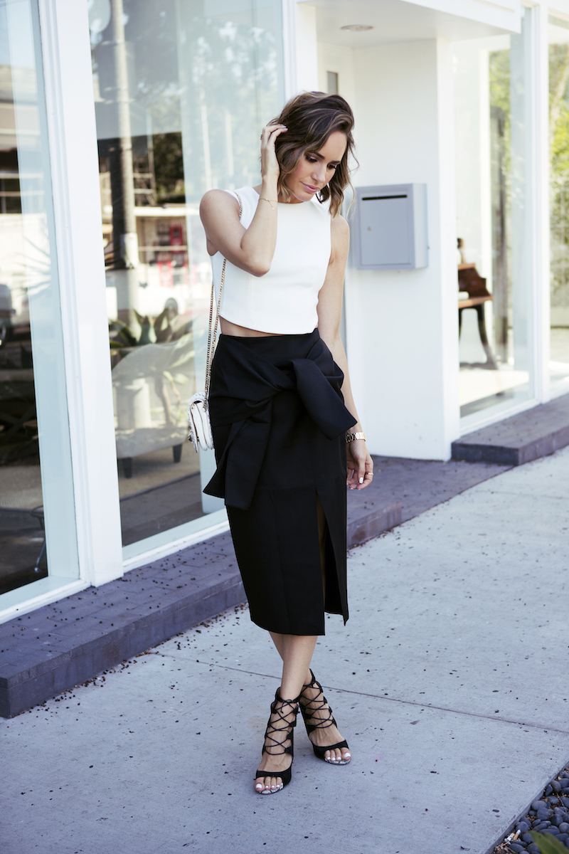 Louise Roe wearing BNKR - How To Style Black and White - Front Roe fashion blog 2