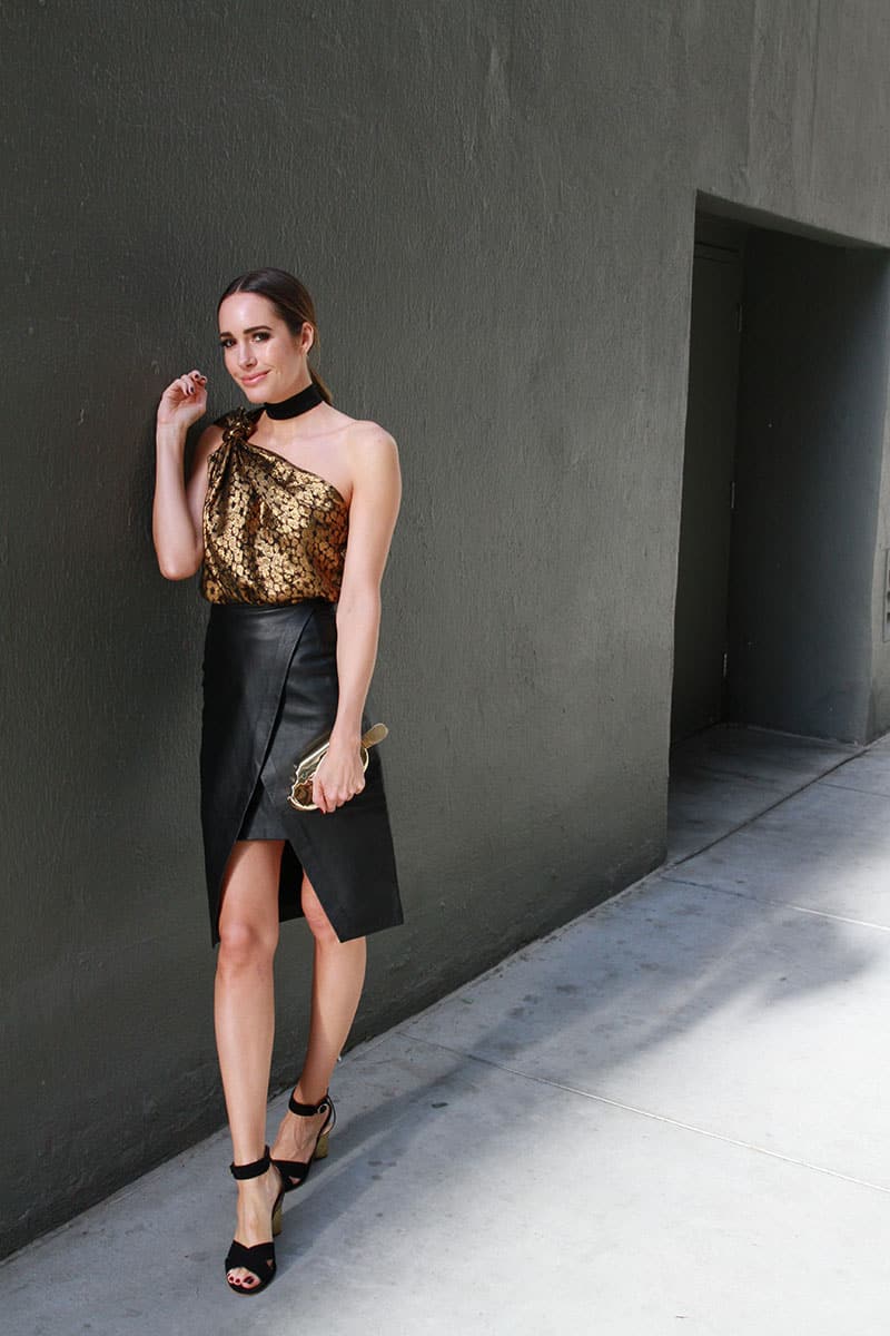 Louise Roe | Staple Leather Skirt | Styling Tips | Front Roe fashion blog 1