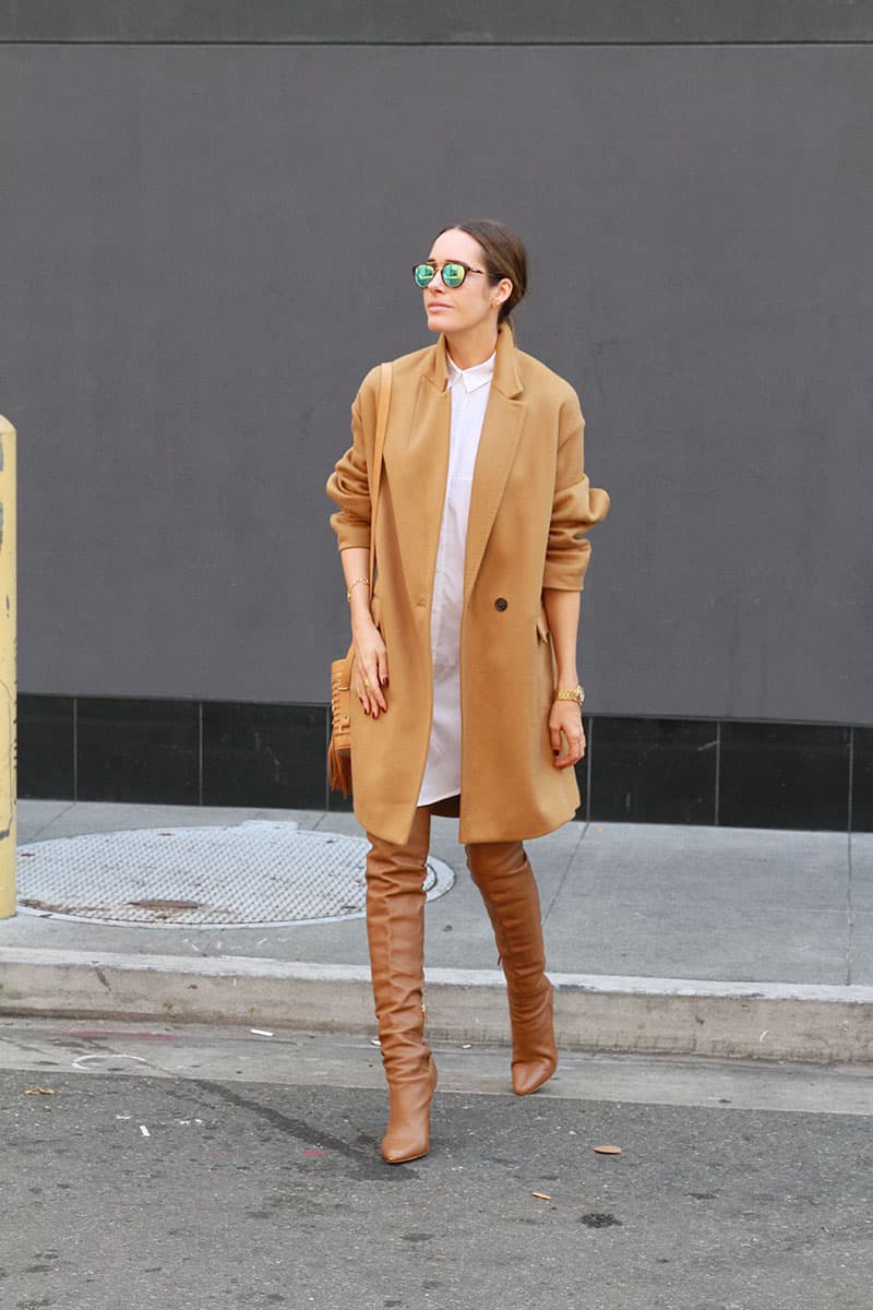 Louise Roe | All Camel Everything | How To Style Monochrome Outfits | LA Streetsyle | Front Roe fashion blog 1