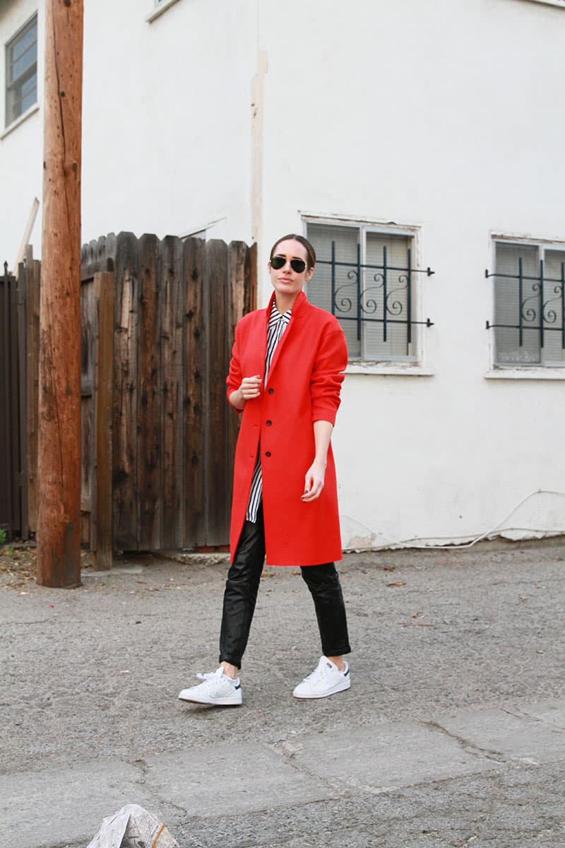 Louise Roe | Styling A Coat For Spring | LA Streetstyle | Front Roe Fashion Blog 1