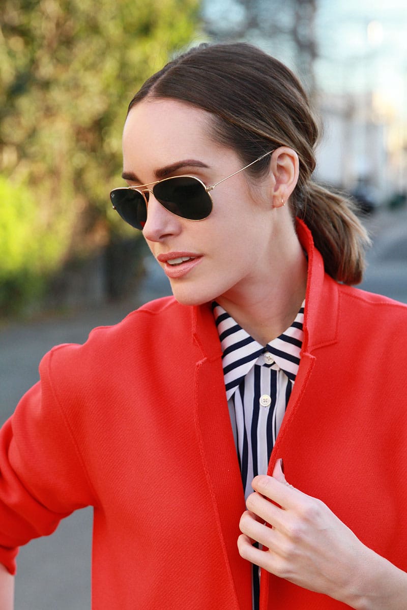 Louise Roe | Styling A Coat For Spring | LA Streetstyle | Front Roe Fashion Blog 8