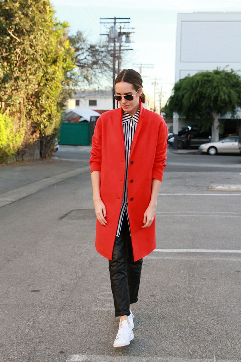Louise Roe | Styling A Coat For Spring | LA Streetstyle | Front Roe Fashion Blog 9