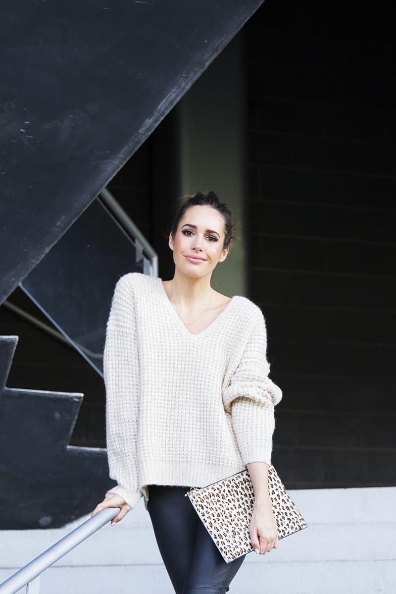 Louise Roe | Cozy Sweater Mornings | LA Streetstyle | Front Roe fashion blog 2