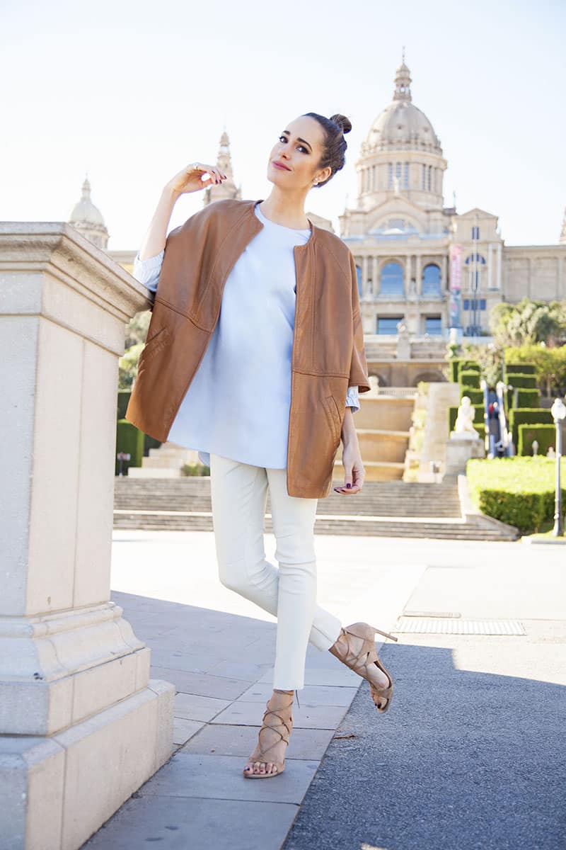 Louise Roe | Light and Bright Summer Staples | Layering Leather | Front Roe fashion blog 3
