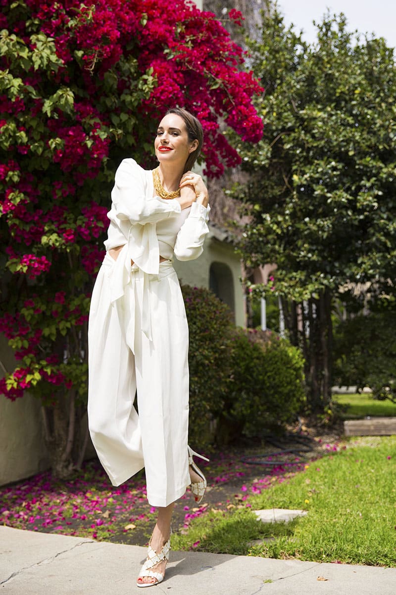 Louise Roe | Sexy White Jumpsuit | Bridal Shower Style | Front Roe blog 5