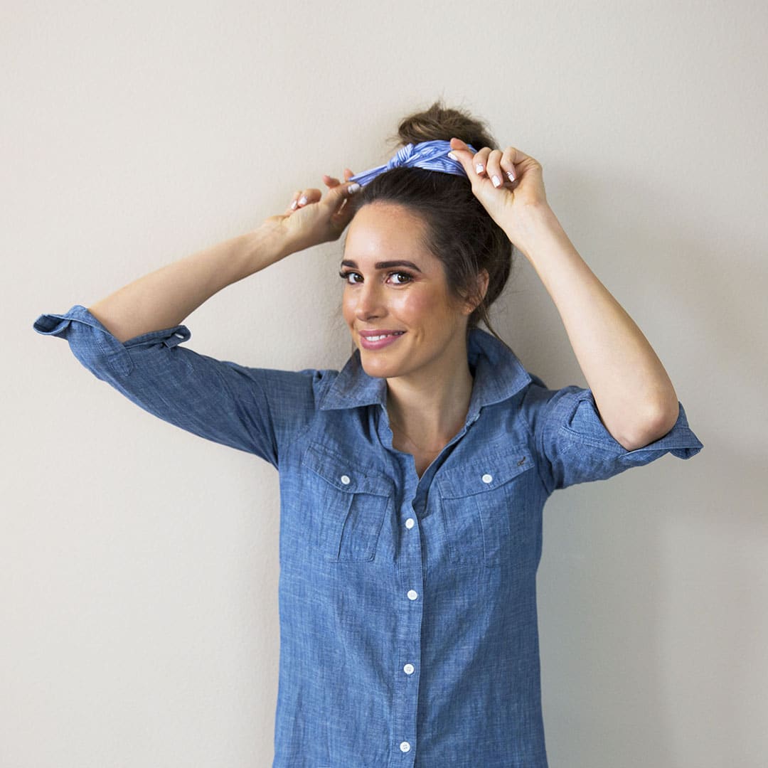 Runway Hair Style: Top Knot With A Twist - Front Roe by Louise Roe