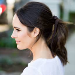 The Chic Ribbon Ponytail Trend