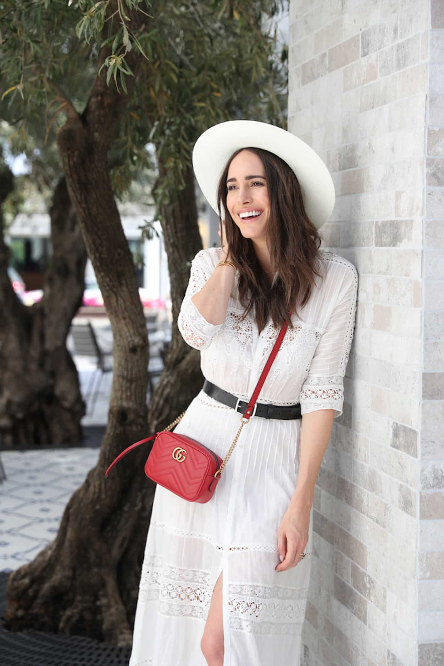 Louise Roe red Gucci blogger bag giveaway