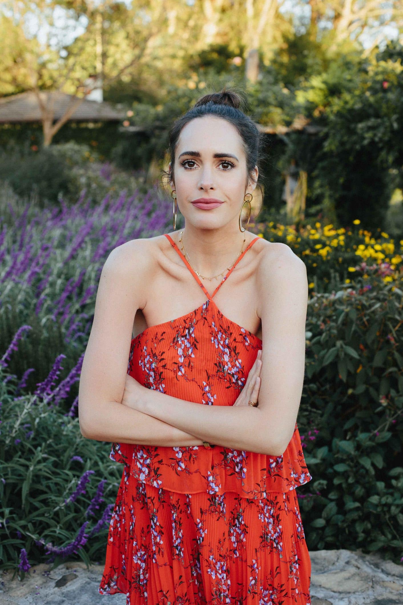 red spanish style dress