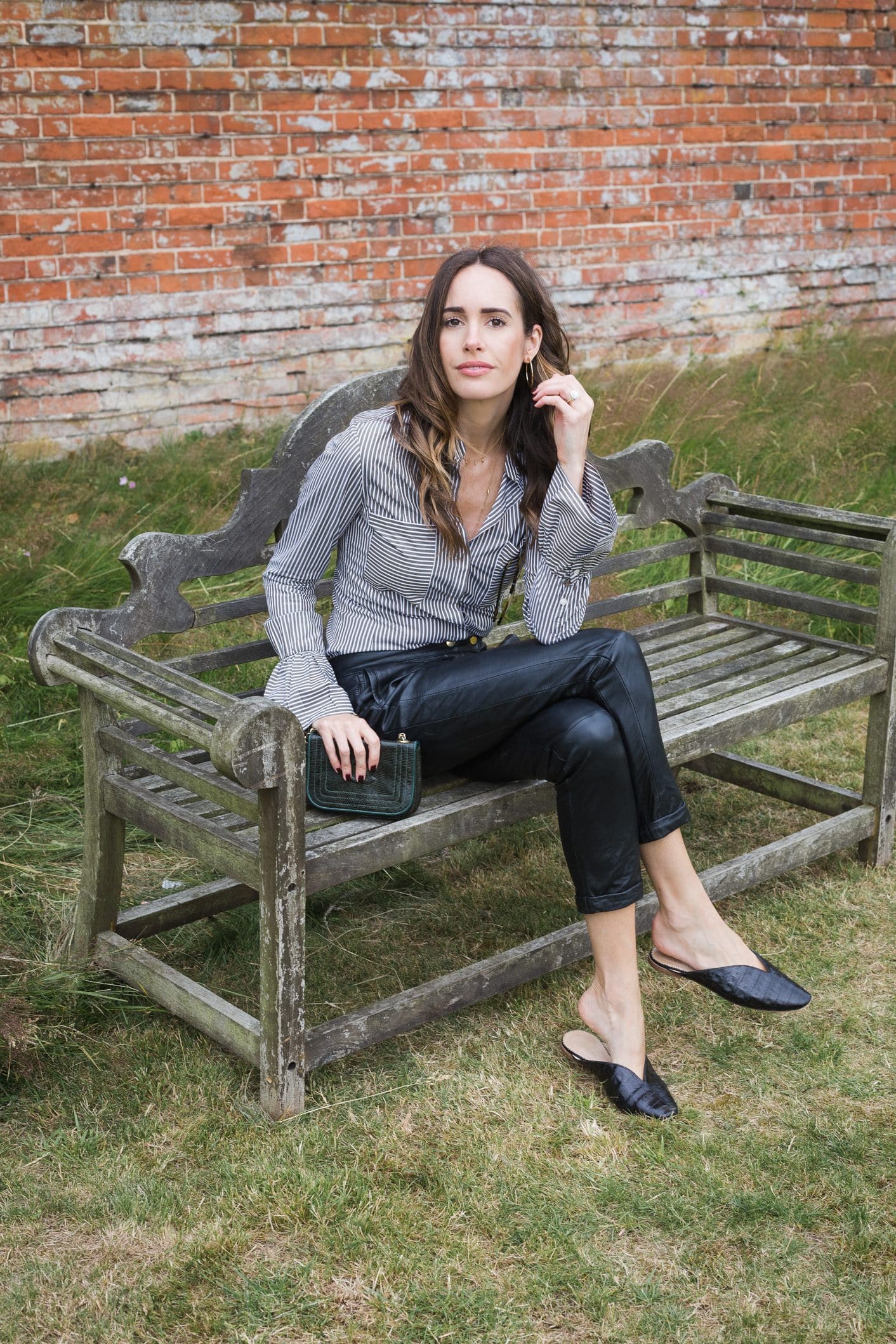 Louise Roe | How To Wear Leather Pants 