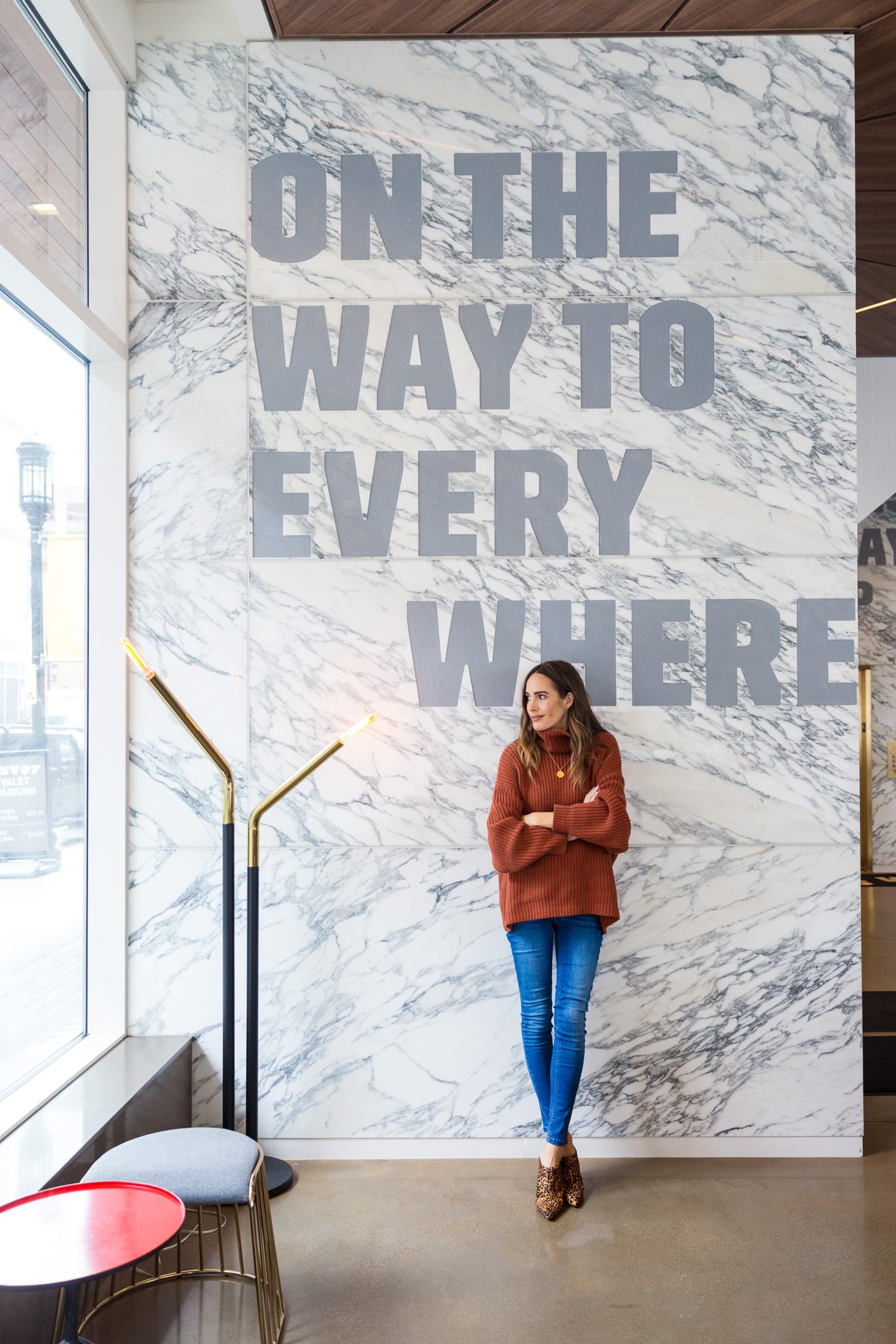 Louise Roe Trip To The Envoy Hotel In Boston