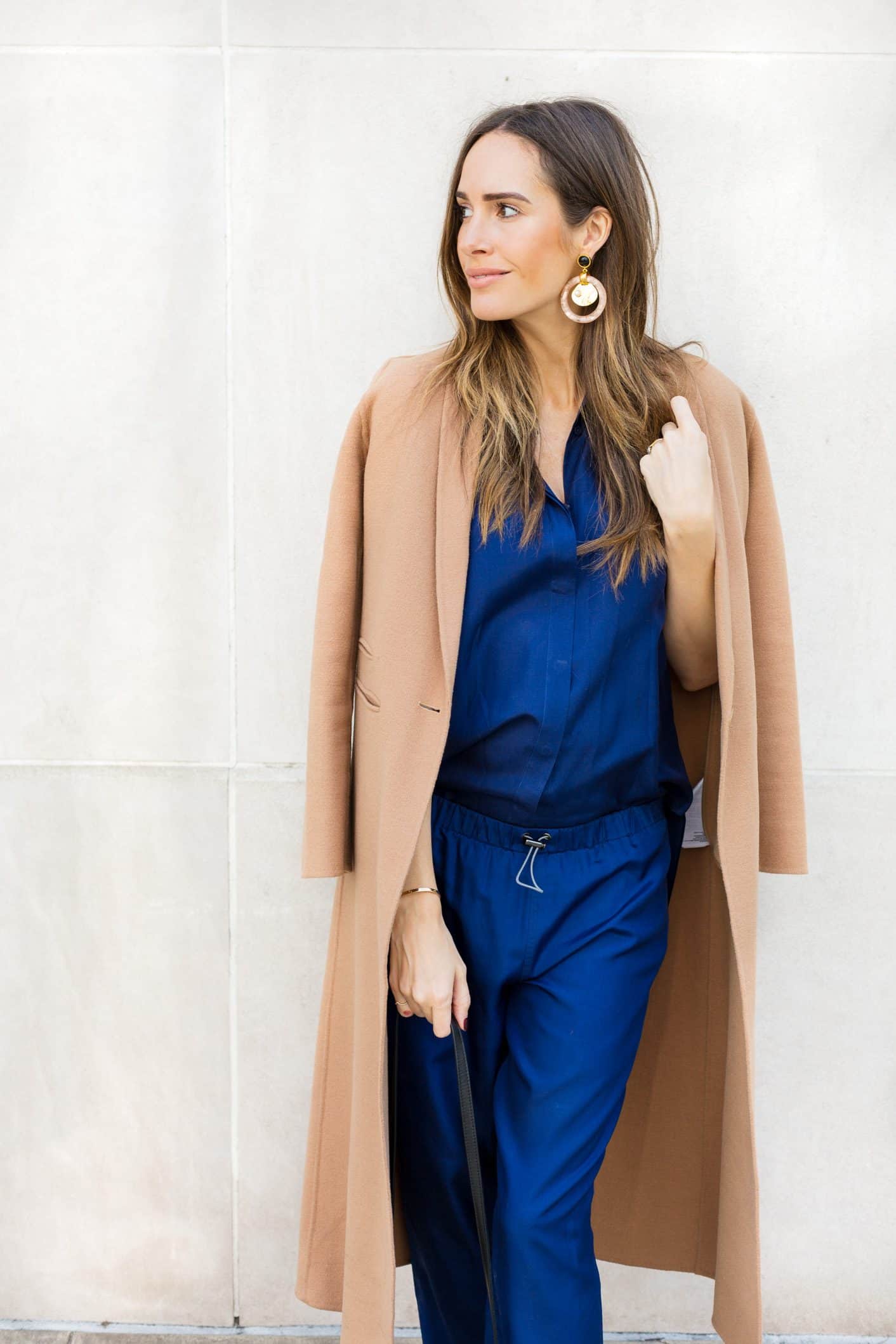 coat to wear with jumpsuit