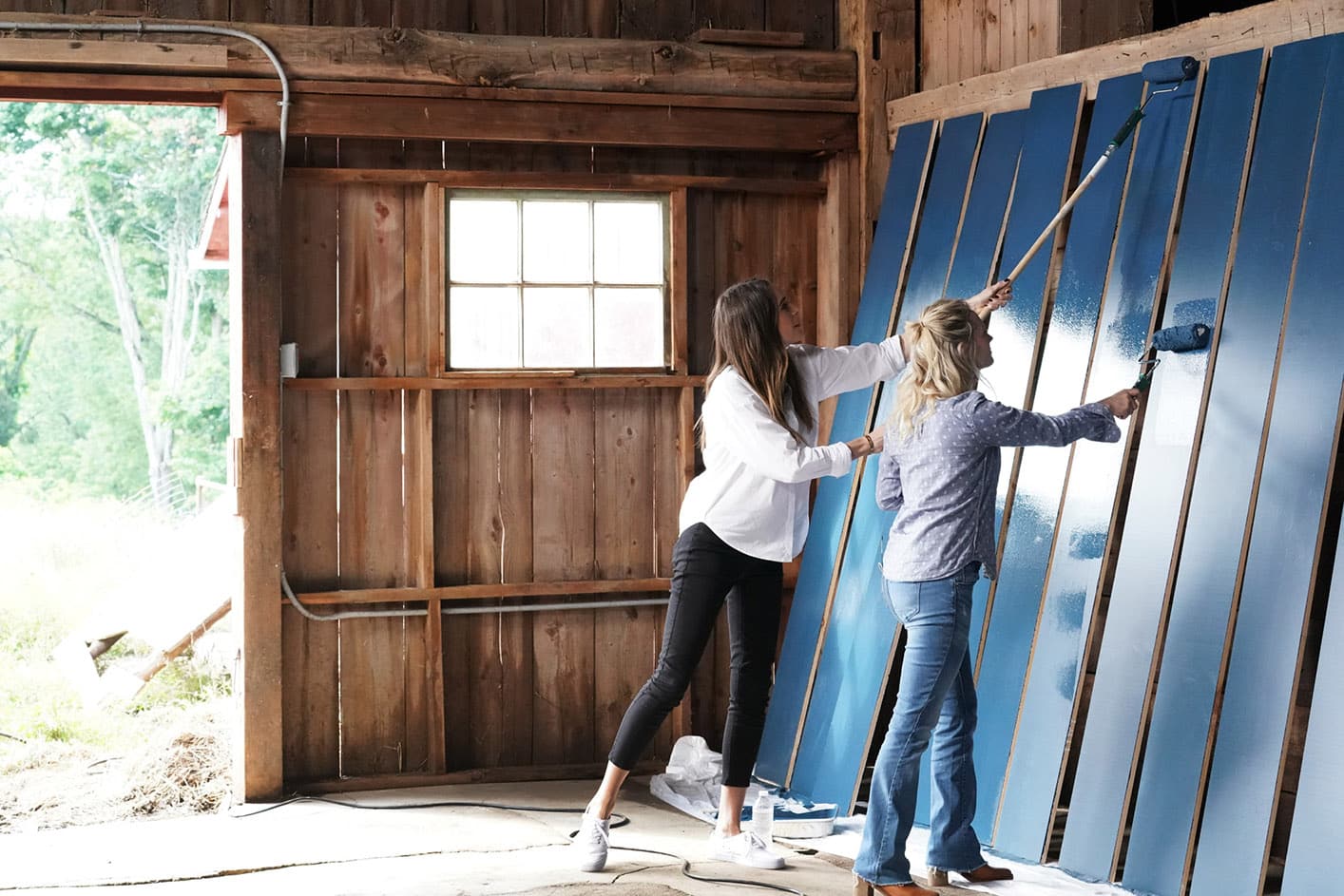 Louise Roe's barn makeover and interior design tips with Emily Henderson