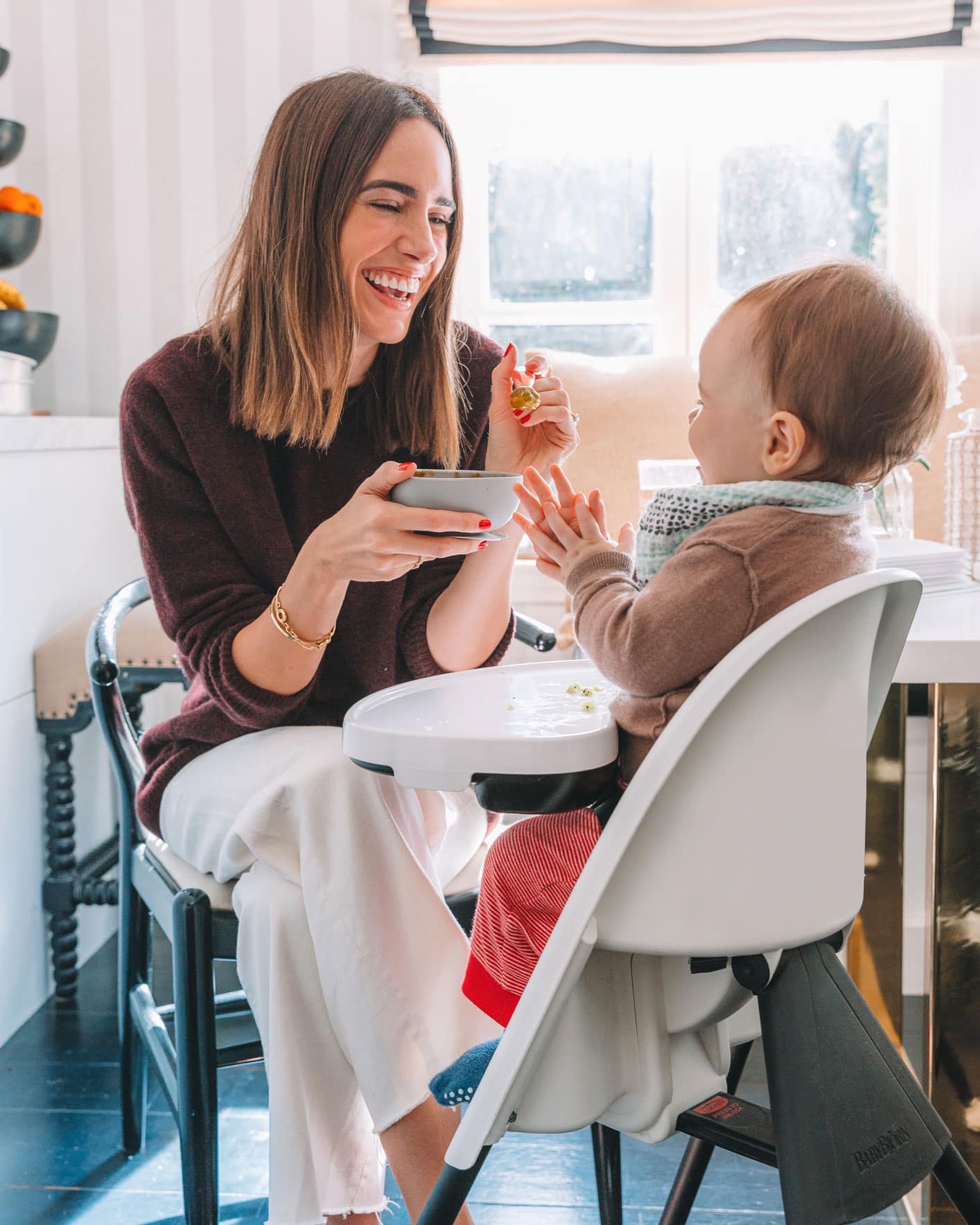 Louise Roe Motherhood Tips On How To Give Your Baby Solid Foods