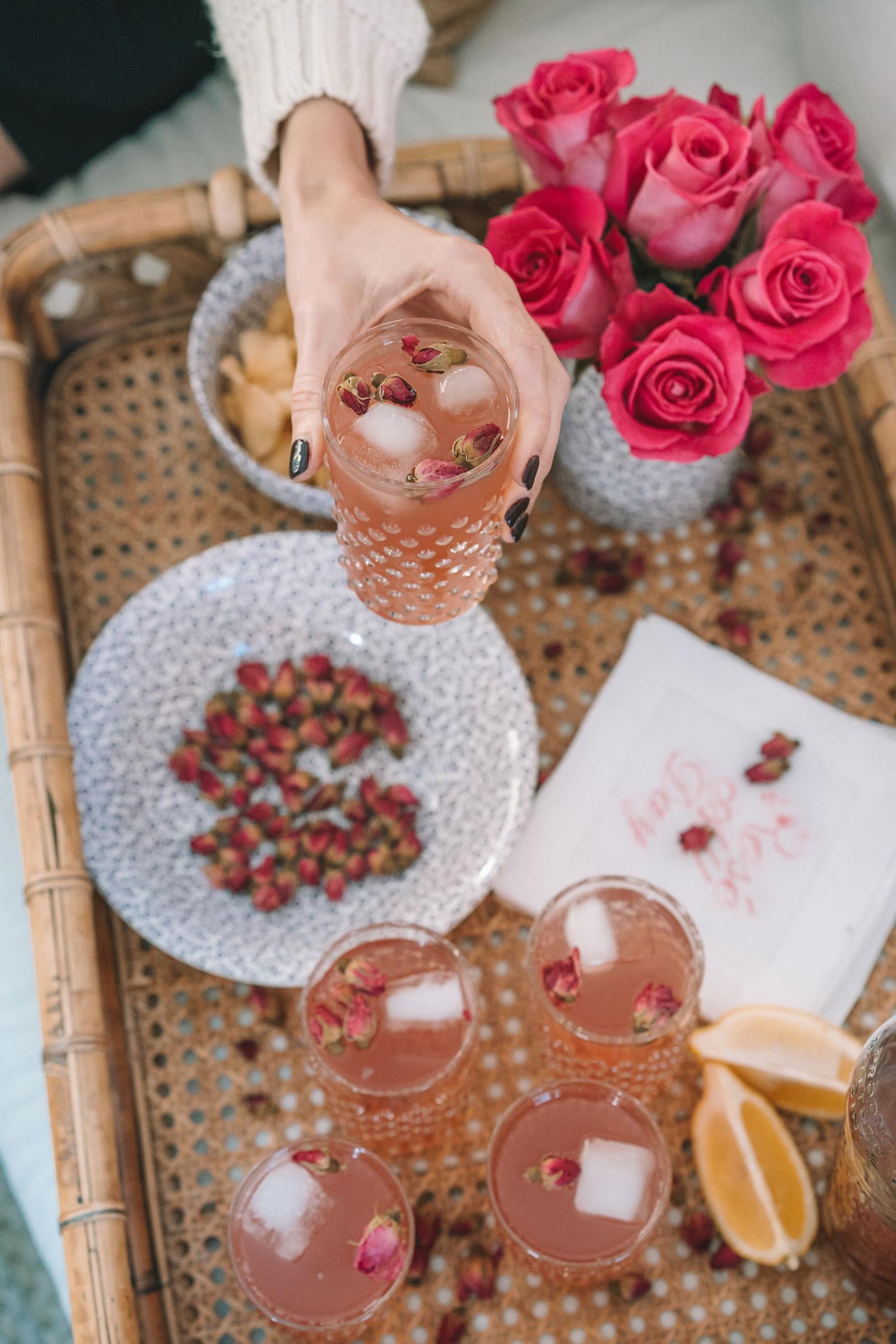 Easy Rose Lemon Spritzers For Mother’s Day!