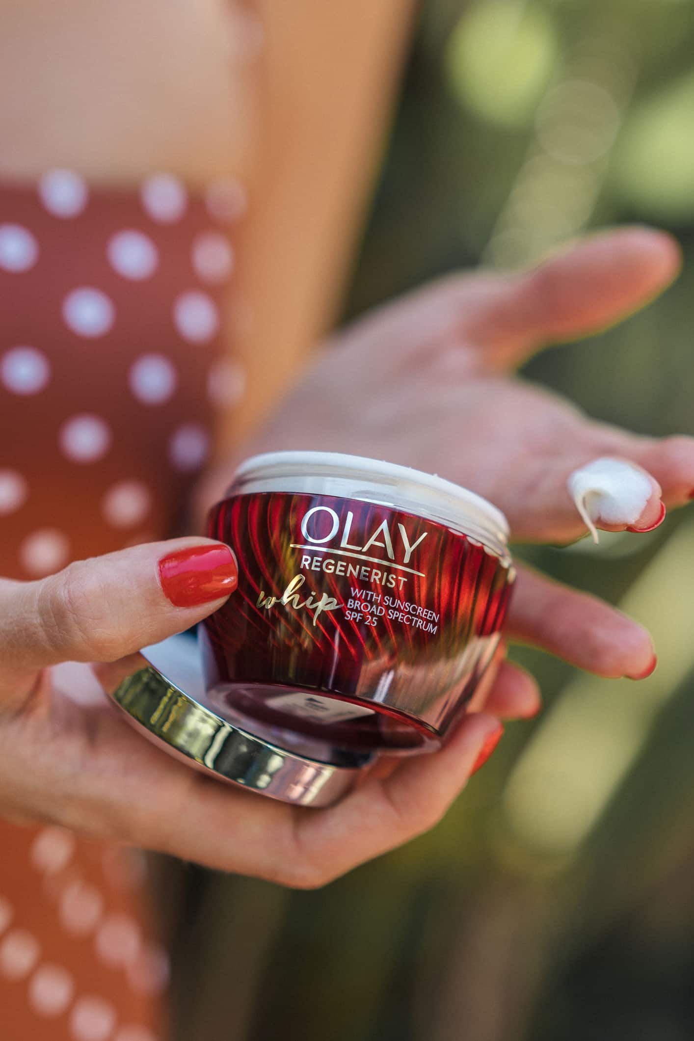 Louise Roe Skincare Tips Featuring Olay Whips SPF moisturizer