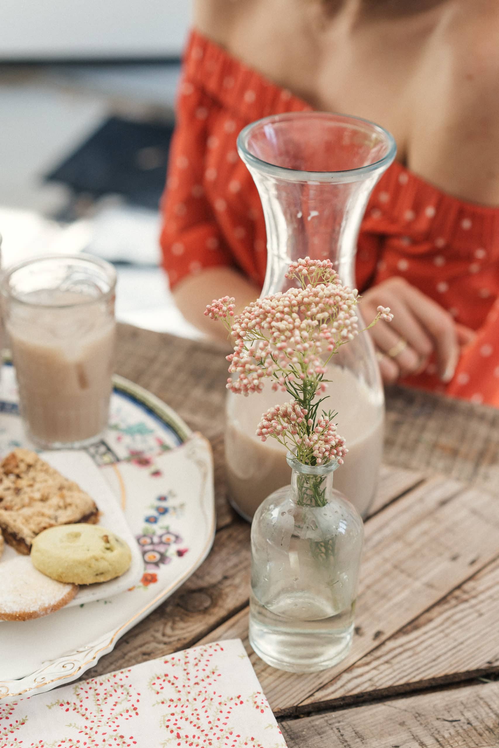 Louise Roe recipe for Iced Hibiscus Latte