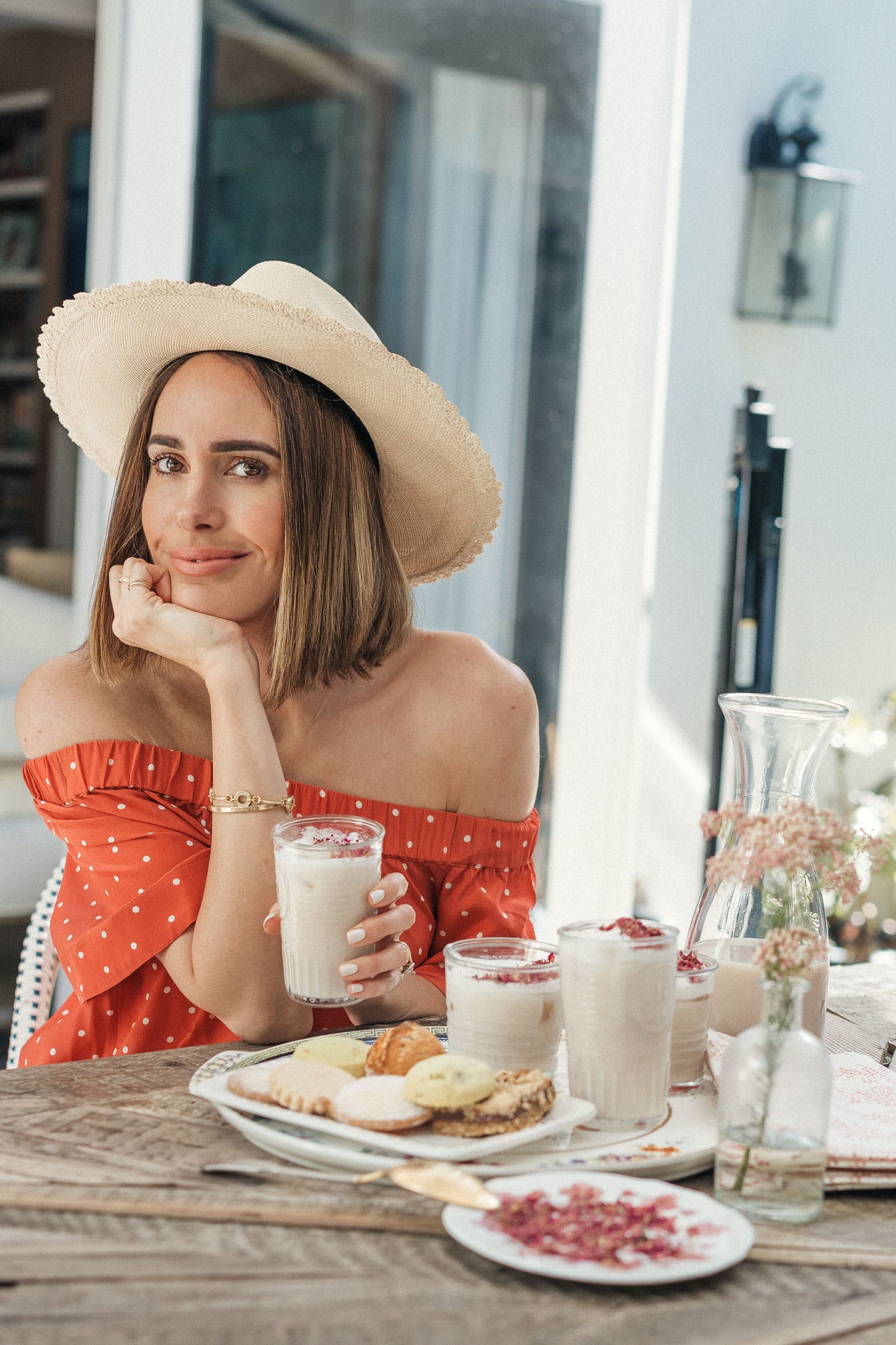 Louise Roe recipe for Iced Hibiscus Latte